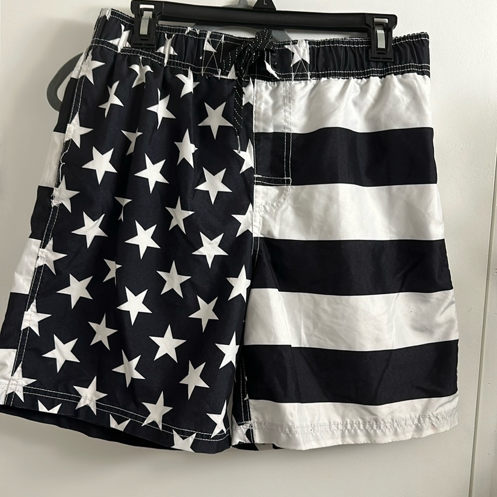 George American Flag swim trunks Medium